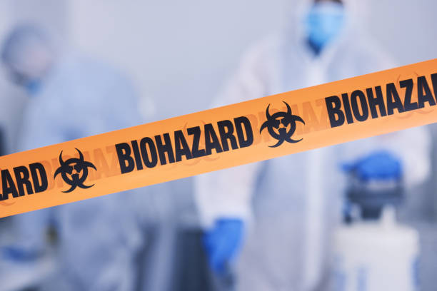 Professional Blood Cleanup technician working in Glencoe, FL